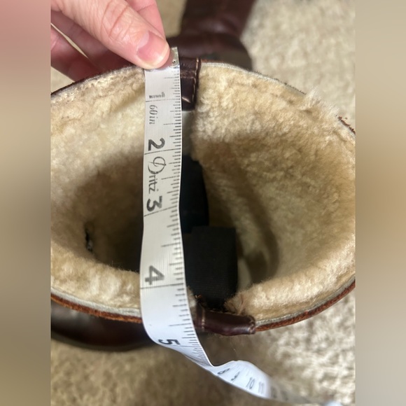 Frye Campus Sherling Lined Made In USA Leather Boots Women’s Size 7.5 - Picture 15 of 15